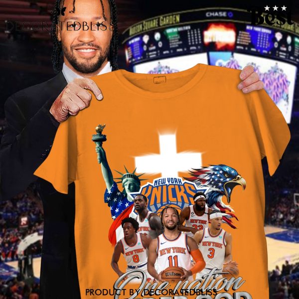 New York Knicks One Nation Under God Unisex T-Shirt