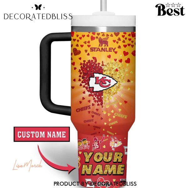 Personalized This Girl Love Her Kansas City Chiefs Super Bowl LIX Champions Tumbler With Handle And Straw